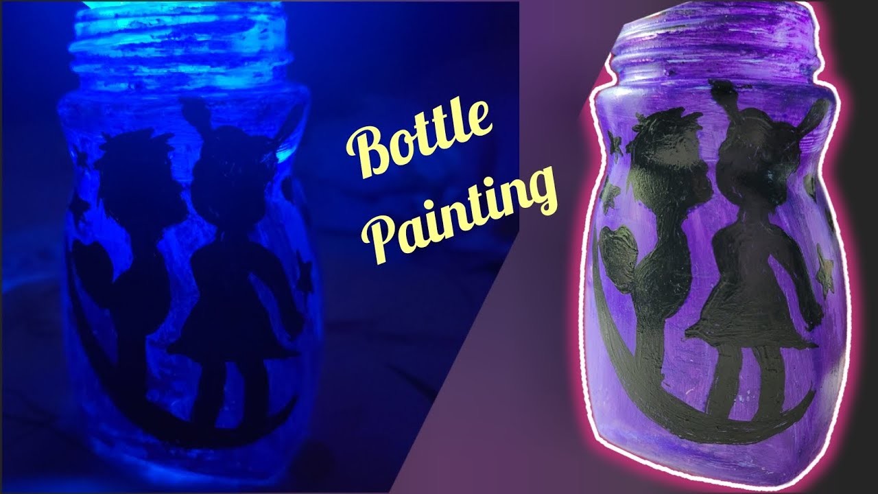 Bottle Painting Craft | Waste Bottle Reuse Idea | Bottle Decoration Ideas  @bithikapatra