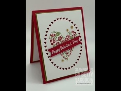 Country Bouquet by Stampin' Up! Valentine's Card