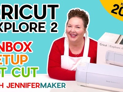 Cricut Explore Air 2 for Beginners: Unbox, Setup, & First Cut! (CRICUT KICKOFF Day #1)