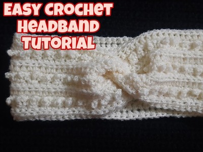 Crochet woolen girl's Headband Tutorials step by step for beginners #corchet #woolen