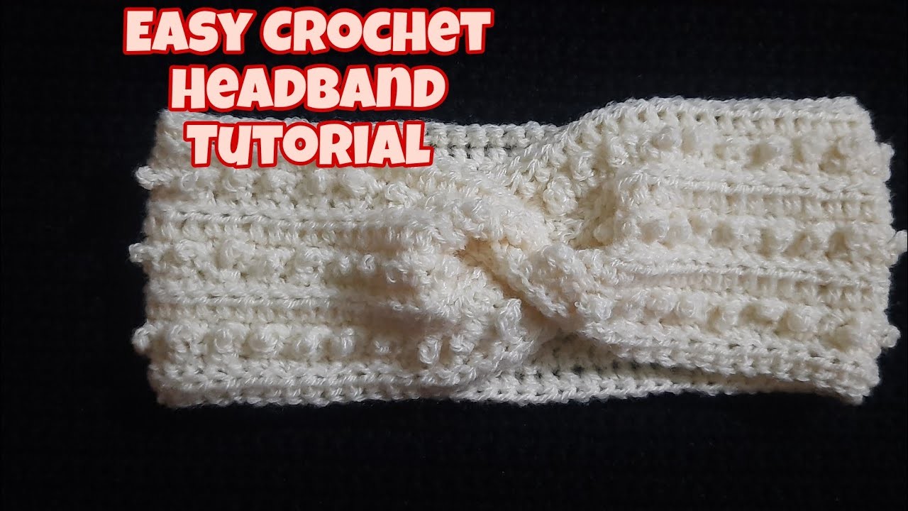 Crochet woolen girl's Headband Tutorials step by step for beginners #corchet #woolen