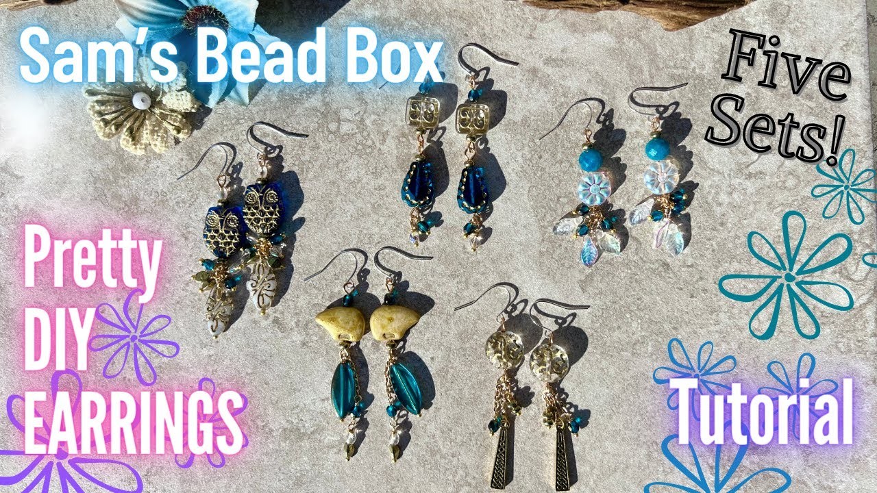 DIY Beaded Earrings | Jewelry Tutorial | Sam’s Bead Box