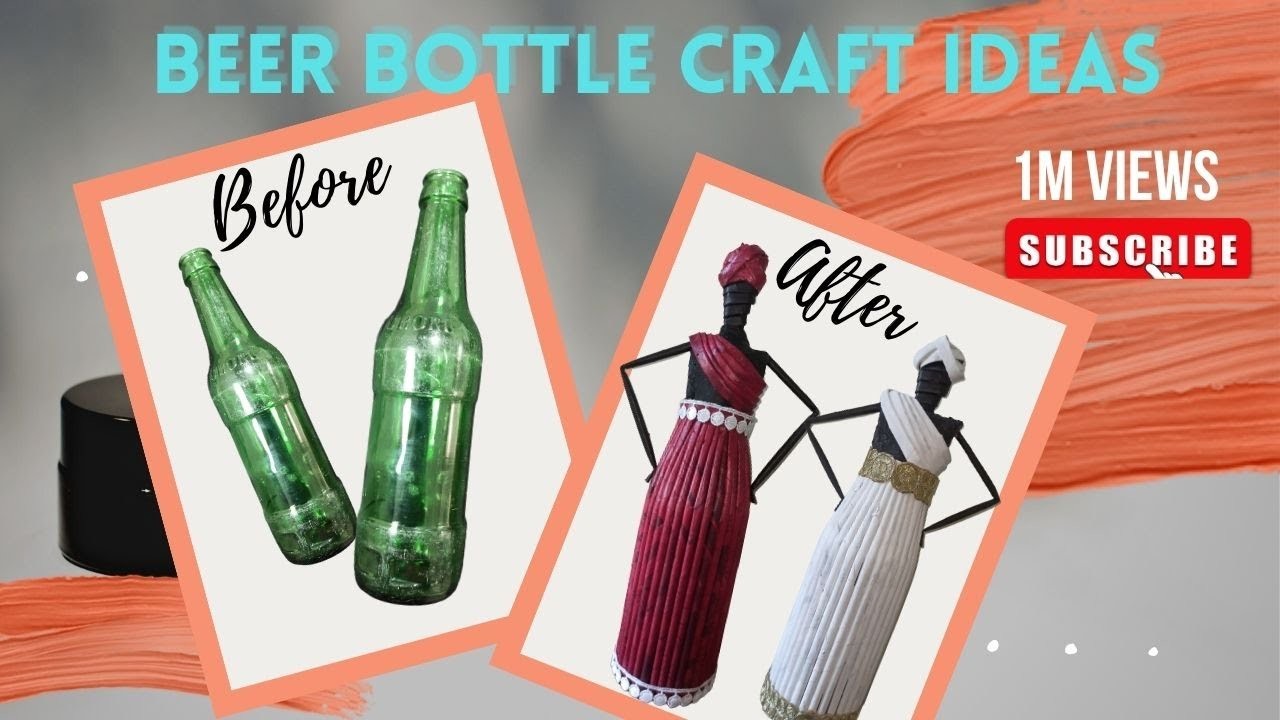 DIY Beer bottle craft idea. home decoration #diy