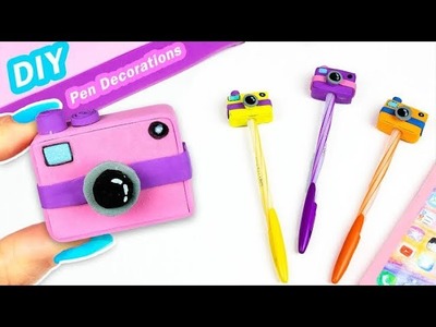 DIY- Camera Pen.Pencil.School crafts.Diy school supplies.How to make diy miniature camera