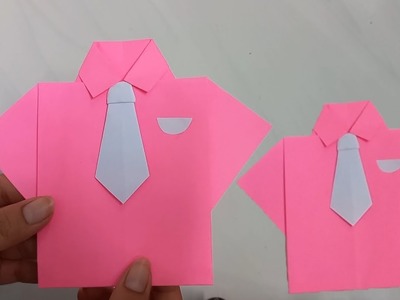 DIY Origami Paper Crafts ,  How to Make a Paper Shirt and Tie