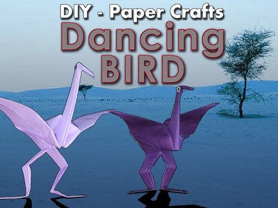 DIY - PAPER CRAFTS - Dancing BIRD