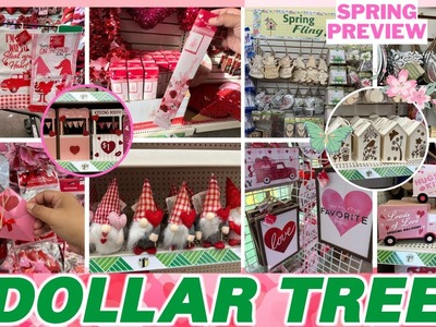 Dollar Tree VALENTINES 2023 and Spring Preview | Dollar Tree Valentines High End Finds #fyp