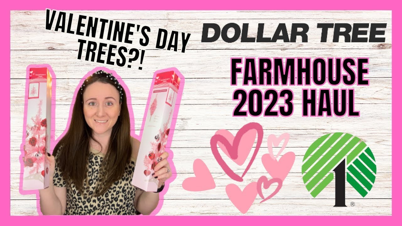 Dollar Tree VALENTINES 2023 and Spring Preview | Dollar Tree Valentines and Farmhouse Finds