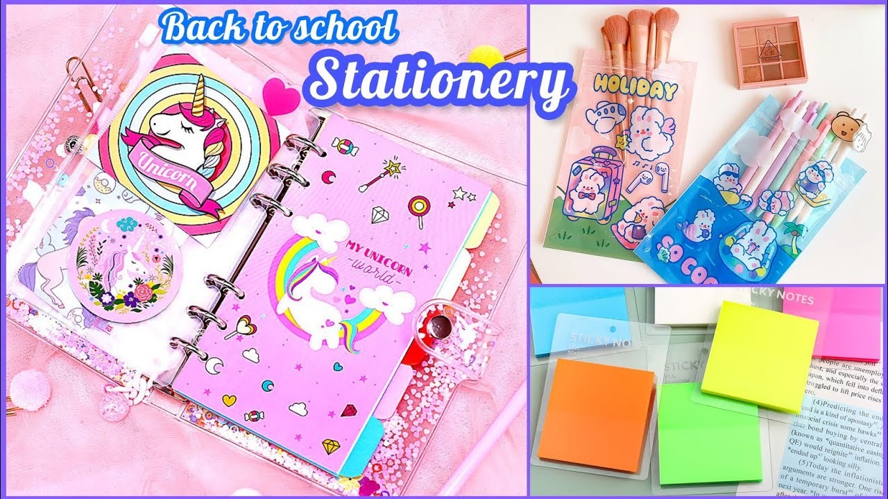 Easy back to school stationery ideas | DIY Stationery Ideas | DIY Crafts | school hacks