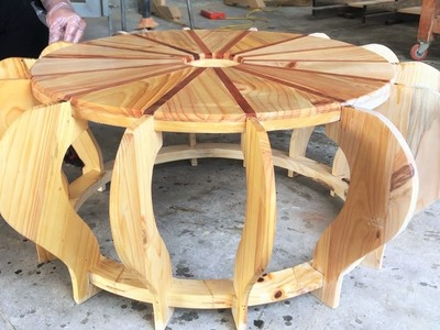 Extraordinary Coffee Table Ideas and Designs - DIY Low Round Coffee Table