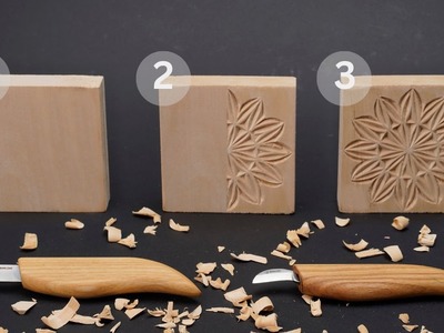 Flower Relax Carving in 3 Steps