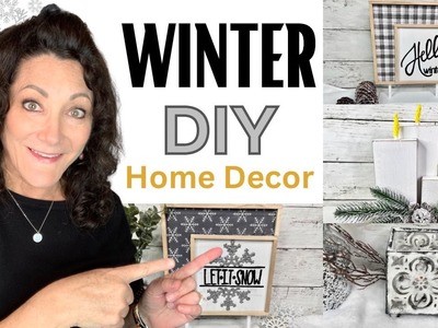 GORGEOUS Winter DIY Home Decor | So Easy To Create