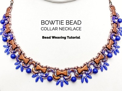 How to: Bowtie Bead Collar Necklace Tutorial