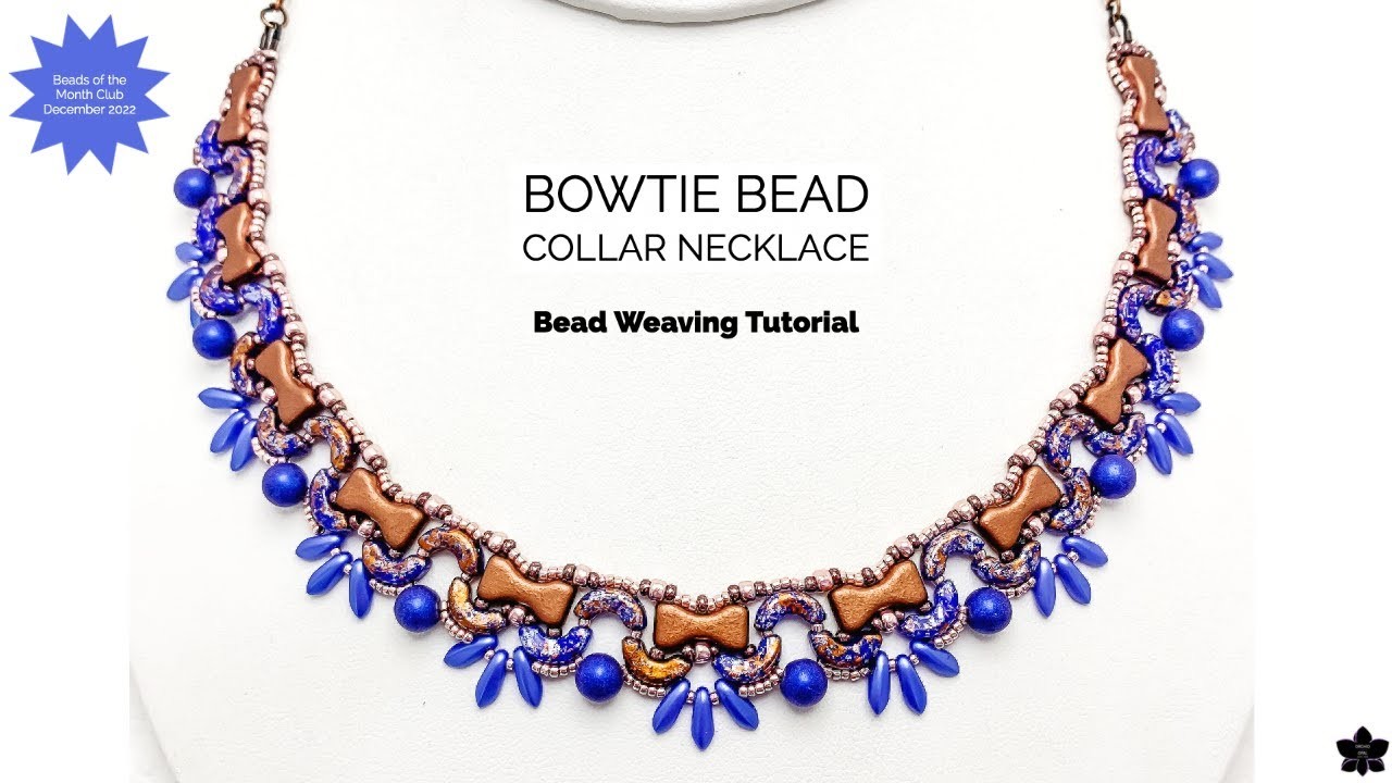 How to: Bowtie Bead Collar Necklace Tutorial