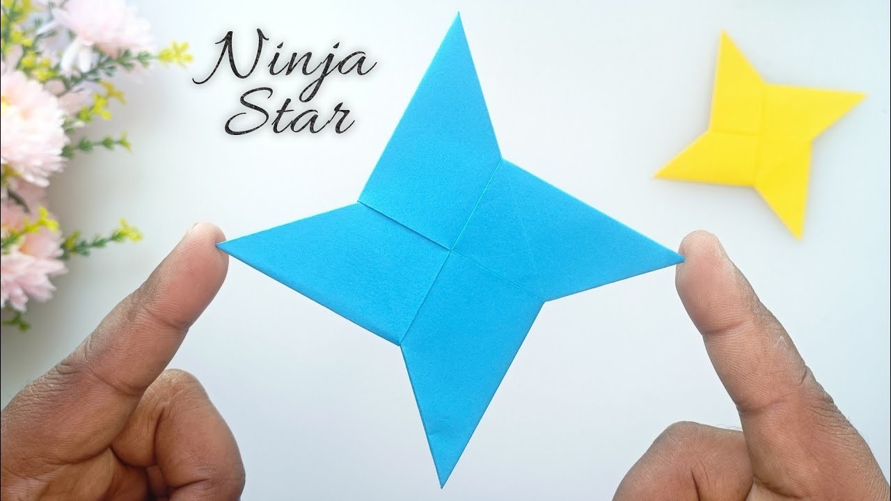 How to Make 3D paper Ninja Star for your Christmas Decoration | DIY Paper Craft Tutorials