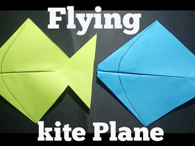 How to make a paper kite plane, flying notebook kite airplane, new flying kite, paper patang plane,