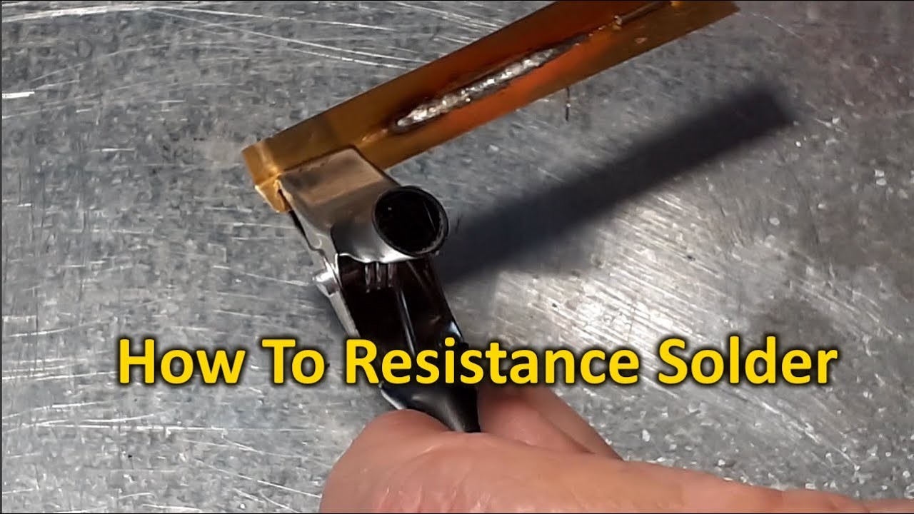 How To Resistance Solder Resistance Soldering Techniques Using A Resistance Soldering Iron