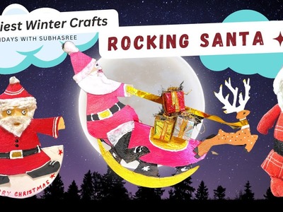 Making of Rocking Santa | Hanging Santa | Easy Christmas DIY | Winter Crafts