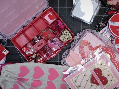 "My Happy Valentine" Altered Embellishment Case, Card & Treat Swap Tutorial, Part 2: Card, Gift, Etc