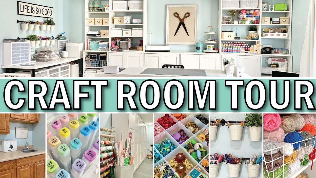 NEW Craft Room Tour | I Can't Believe How BIG This Room Is