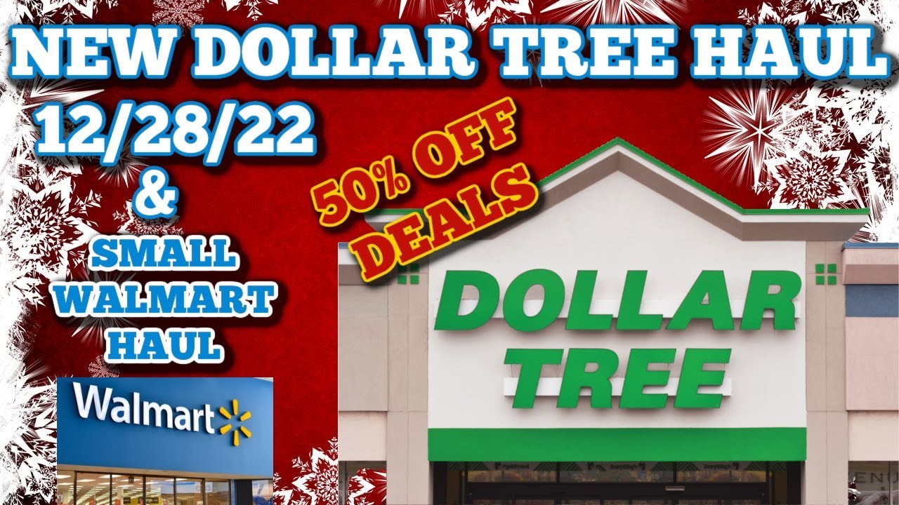 NEW DOLLAR TREE HAUL ???? 12.28.22 AND SMALL WALMART HAUL