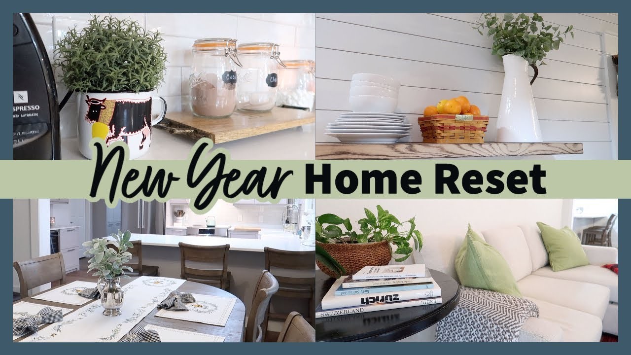 NEW YEAR HOME RESET 2023 | Taking Down Christmas, Clean, Organize & Cozy Winter Decor for January