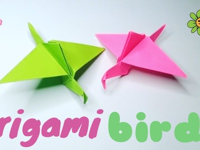 Origami Bird - How to make a paper Bird || Tutorials