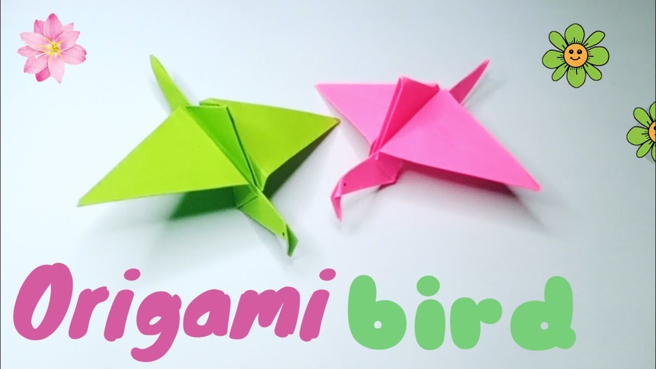 Origami Bird - How to make a paper Bird || Tutorials