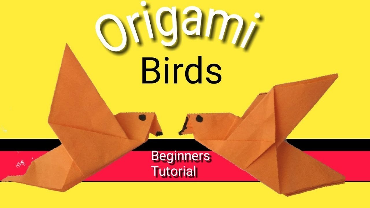 Origami bird Tutorial for beginners