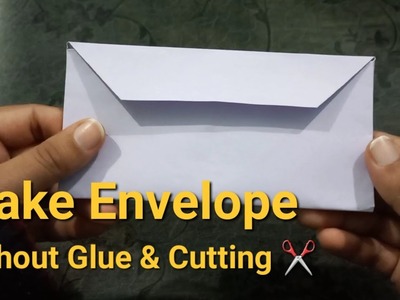 Paper Envelope without glue & cutting | Paper Craft | DIY Ideas