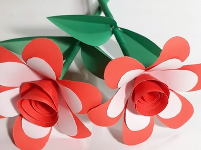 Paper Flower | How To Make Paper Flowers | DIY  Flowers | Paper Craft 1| Origami | Project work