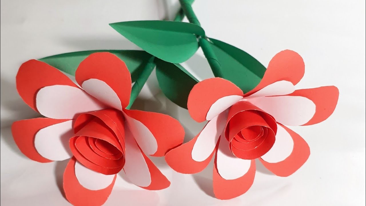 Paper Flower | How To Make Paper Flowers | DIY  Flowers | Paper Craft 1| Origami | Project work