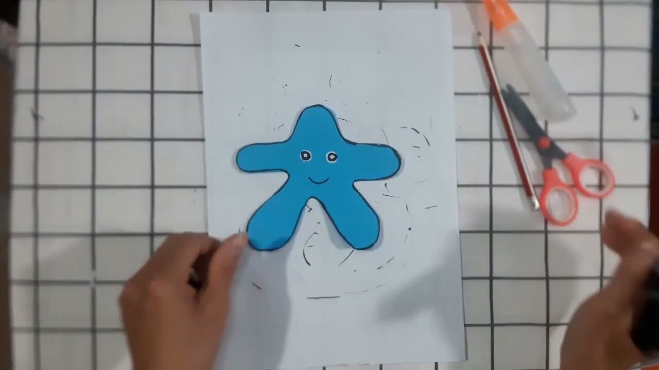 Starfish Collage | Paper Craft Ideas for Room Decoration | Easy tutorial