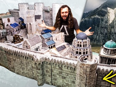 The BIGGEST Scenery project in YouTube History! We build MINAS TIRITH from Lord of the Rings!