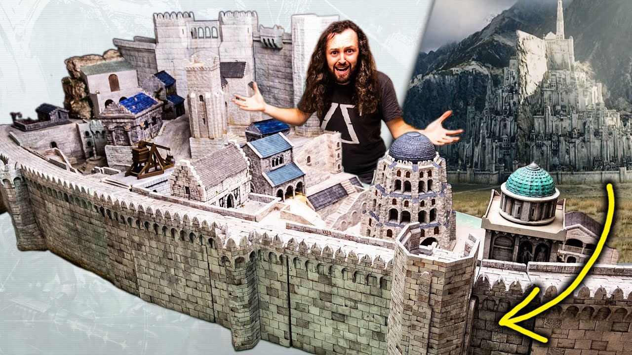 The BIGGEST Scenery project in YouTube History! We build MINAS TIRITH from Lord of the Rings!