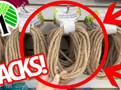 Why everyone is grabbing CHEAP ROPE from the Dollar Tree! GENIUS!