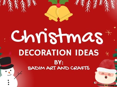 2 IDEAS????Affordable Christmas Decoration ideas????DIY Christmas Ornaments craft ideas????Badimartandcrafts