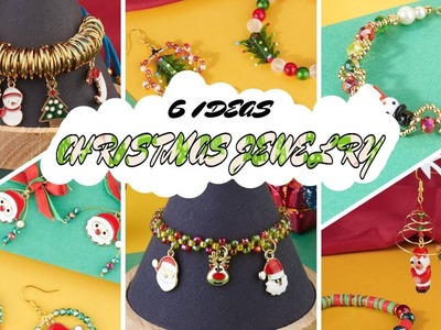 6 Christmas Jewelry Ideas: 3 FESTIVE Bracelets & 3 CUTE Earrings | Pandahall DIY Tutorial