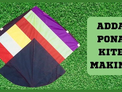 Adda Pona Banane ka tarika | Step By Step Kite making | DIY Crafts