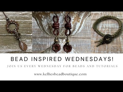 Bead Inspired Wednesday!  New Beads!  New Markdowns!. . and a cute new project.