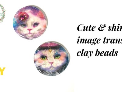 Cute and Shiny Cat beads (Polymer clay tutorial) Day 6 of the Clay Advent Calendar