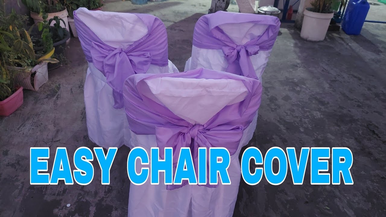 D.I.Y HOW TO MAKE EASY CHAIR COVER