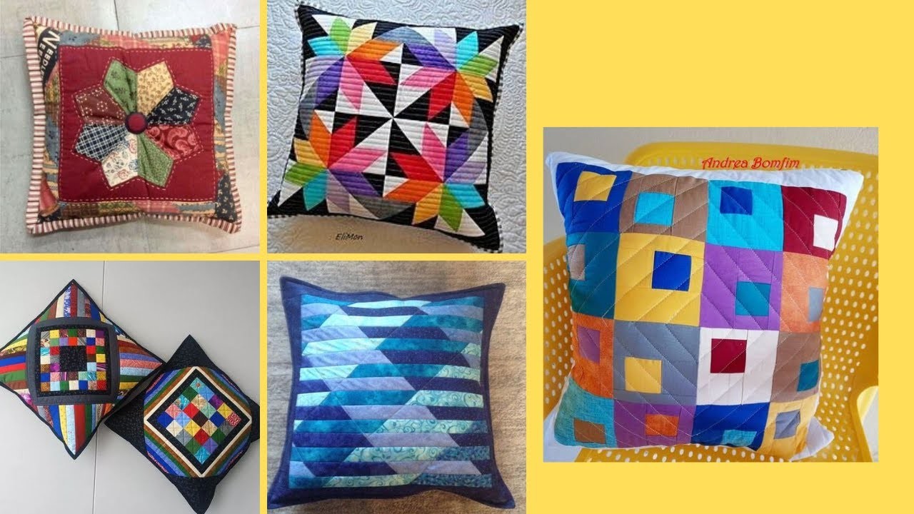 Designer stylish and modern cushion cover pattern.ideas #cushion #quilting #pattern