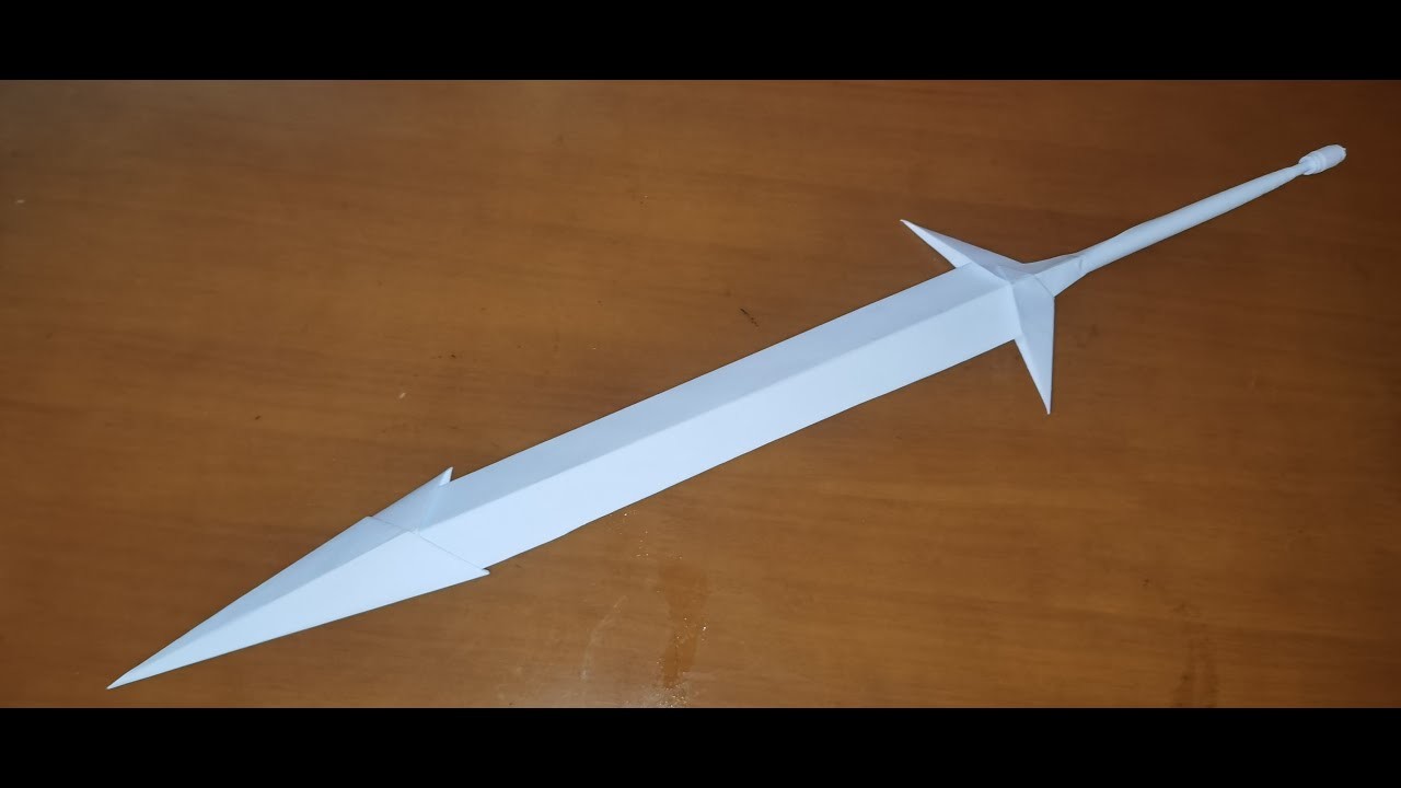 DIY Big sword! A4 Paper