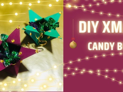 DIY CHRISTMAS CRAFTS || Easy, Super Cute Paper Candy Box