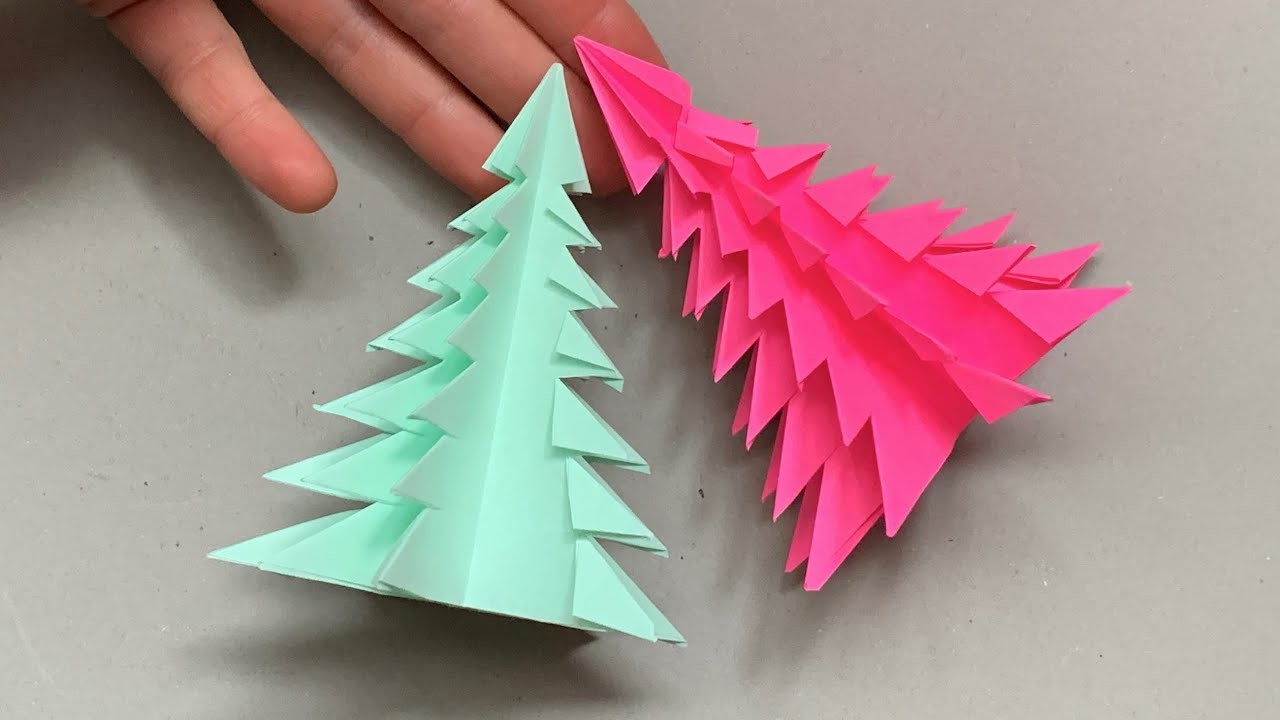 DIY Paper Christmas tree ???? | Easy crafts for ???? kids