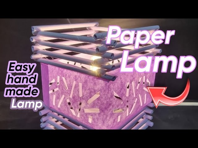 DIY - Paper Lamp - Easy way to make paper lamp - Craft&art workshop
