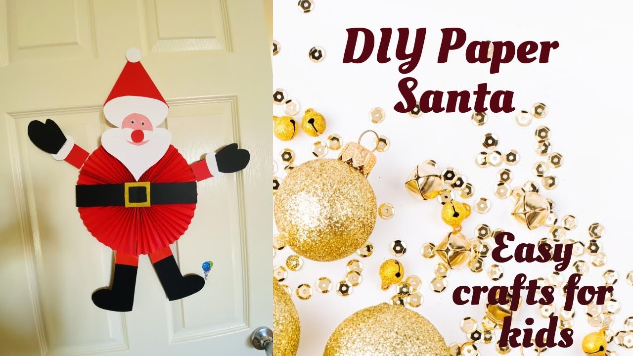 DIY santa claus | How to make santa claus | Christmas crafts |  KIDS crafts | Santa Claus For Kids