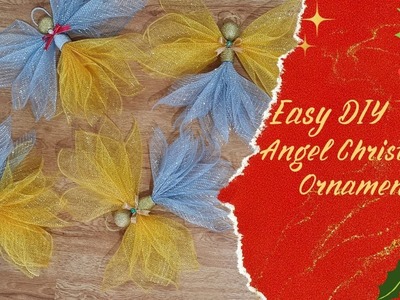 Easy DIY Angel Christmas Ornament