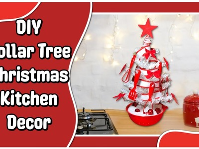 Easy DIY Kitchen Christmas Tree Decor | Christmas Crafts Ideas 2022 | Easy Dollar Tree DIY